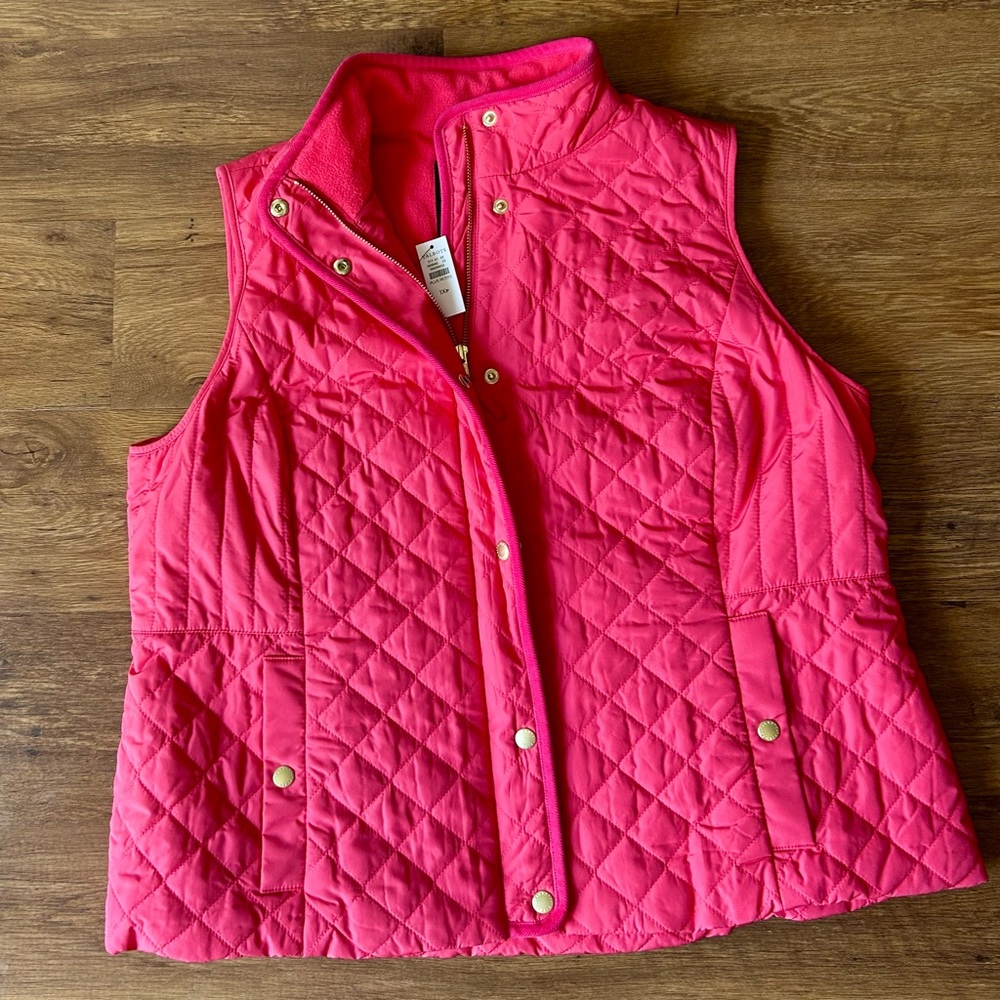 Talbots Quilted Vest 1XP